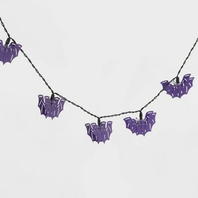 Hyde & EEK! Boutique 10ct LED Bat Halloween Metal String Lights - Hyde & EEK! Boutique™ 4 Hyde & EEK! Boutique 10ct LED Bat Halloween Metal String Lights - Hyde & EEK! Boutique™ - Image 2
