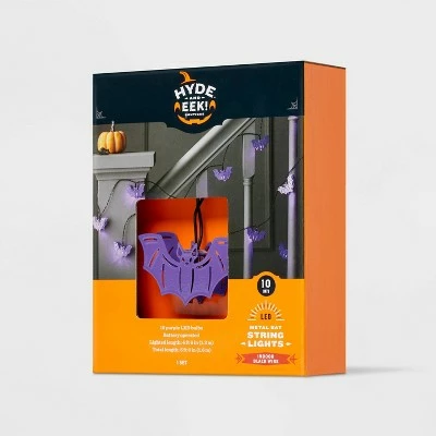 Hyde & EEK! Boutique 10ct LED Bat Halloween Metal String Lights - Hyde & EEK! Boutique™ 5 Hyde & EEK! Boutique 10ct LED Bat Halloween Metal String Lights - Hyde & EEK! Boutique™ - Image 3