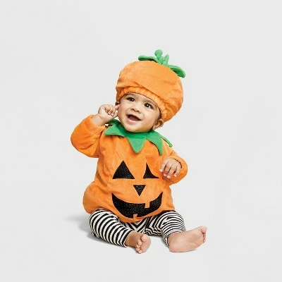 Baby Pumpkin Halloween Costume Pullover Top with Hat - Hyde & EEK! Boutique™ 3 Baby Pumpkin Halloween Costume Pullover Top with Hat - Hyde & EEK! Boutique™