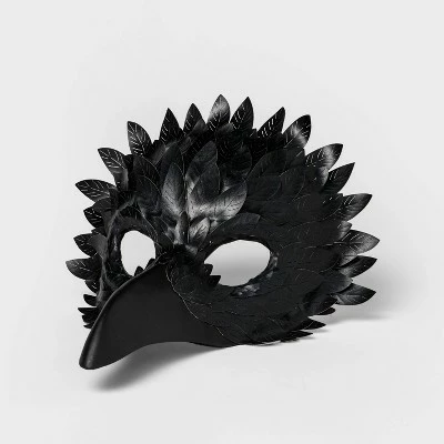 Hyde & EEK! Boutique Adult Black Crow Masquerade Halloween Costume Mask - Hyde & EEK! Boutique™ 3 Hyde & EEK! Boutique Adult Black Crow Masquerade Halloween Costume Mask - Hyde & EEK! Boutique™