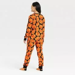 Women's Halloween Pumpkins Matching Family Pajama Set - Hyde & EEK! Boutiqueâ„¢ Orange