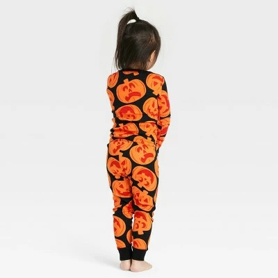 Toddler Halloween Pumpkins Matching Family Pajama Set - Hyde & EEK! Boutique™ Orange 3 Toddler Halloween Pumpkins Matching Family Pajama Set - Hyde & EEK! Boutique™ Orange