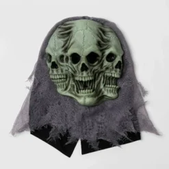Hyde & EEK! Boutique Adult Glow in the Dark Triple Ghoul Halloween Costume Mask - Hyde & EEK! Boutique™ -Hyde & EEK! Shop unnamed file 1086
