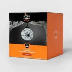 Hyde & EEK! Boutique Paper Lantern with Spider and Web Design Cool White LED Bulbs Halloween Party Decoration - Hyde & EEK! Boutique™ -Hyde & EEK! Shop unnamed file 112