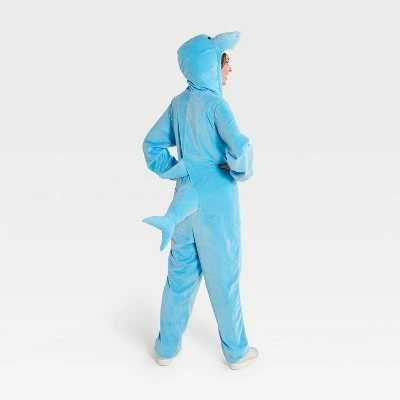 Adult Blue Shark Halloween Costume Jumpsuit - Hyde & EEK! Boutique™ 3 Adult Blue Shark Halloween Costume Jumpsuit - Hyde & EEK! Boutique™