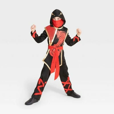 Kids' Light Up Snake Ninja Halloween Costume Jumpsuit with Mask - Hyde & EEK! Boutique™ 5 Kids' Light Up Snake Ninja Halloween Costume Jumpsuit with Mask - Hyde & EEK! Boutique™ - Image 3