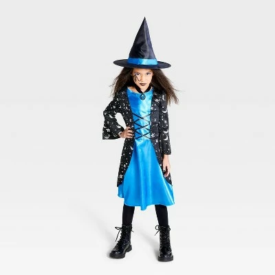 Kids' Storybook Witch Halloween Costume Dress with Accessories - Hyde & EEK! Boutique™ 4 Kids' Storybook Witch Halloween Costume Dress with Accessories - Hyde & EEK! Boutique™ - Image 2