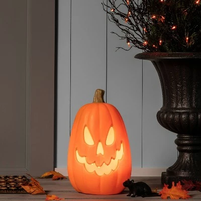 Hyde & EEK! Boutique 16" Light Up Pumpkin 6 Teeth Orange Halloween Decorative Prop - Hyde & EEK! Boutique™ 3 Hyde & EEK! Boutique 16" Light Up Pumpkin 6 Teeth Orange Halloween Decorative Prop - Hyde & EEK! Boutique™
