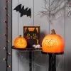 Hyde & EEK! Boutique 9" Light Up Happy Four Teeth Pumpkin Face Halloween Decorative Prop - Hyde & EEK! Boutique™ 1 Hyde & EEK! Boutique 9" Light Up Happy Four Teeth Pumpkin Face Halloween Decorative Prop - Hyde & EEK! Boutique™ -Hyde & EEK! Shop unnamed file 1346