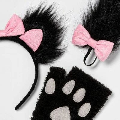 Hyde & EEK! Boutique Adult Black Kitty Heads and Tails Halloween Costume Accessory Set - Hyde & EEK! Boutique™ 4 Hyde & EEK! Boutique Adult Black Kitty Heads and Tails Halloween Costume Accessory Set - Hyde & EEK! Boutique™ - Image 2