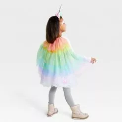 Kids' Light Up Twinkle Stars Unicorn Halloween Costume Dress with Headpiece - Hyde & EEK! Boutiqueâ„¢