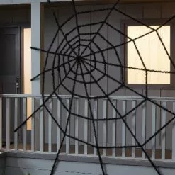 Hyde & EEK! Boutique 10' Giant Spiderweb Black Halloween Decorative Prop - Hyde & EEK! Boutique™