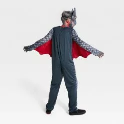 Kids' Black Dragon Halloween Costume Jumpsuit with Headpiece - Hyde & EEK! Boutique™