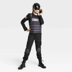 Kids' SWAT Officer Halloween Costume Jumpsuit with Accessories - Hyde & EEK! Boutique™ -Hyde & EEK! Shop unnamed file 1424