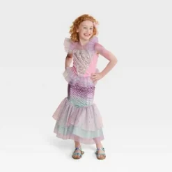 Kids' Fantasy Mermaid Halloween Costume Dress with Headpiece - Hyde & EEK! Boutique™ -Hyde & EEK! Shop unnamed file 1433