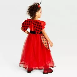 Toddler Ladybug Halloween Costume Dress with Headpiece - Hyde & EEK! Boutiqueâ„¢