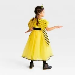 Toddler Bumblebee Halloween Costume Dress with Headpiece - Hyde & EEK! Boutiqueâ„¢