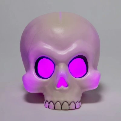 Hyde & EEK! Boutique Light Up Color Changing Medium Skull Halloween Decorative Prop - Hyde & EEK! Boutique™ 5 Hyde & EEK! Boutique Light Up Color Changing Medium Skull Halloween Decorative Prop - Hyde & EEK! Boutique™ - Image 3
