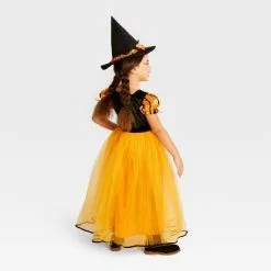 Kids' Witch Halloween Costume Dress with Hat - Hyde & EEK! Boutiqueâ„¢