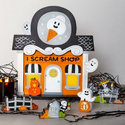 Hyde & EEK! Boutique 4pc Mini Mantel Wood Accessory Skeletons and Ice Cream Halloween Decorative Prop - Hyde & EEK! Boutique™ 3 Hyde & EEK! Boutique 4pc Mini Mantel Wood Accessory Skeletons and Ice Cream Halloween Decorative Prop - Hyde & EEK! Boutique™