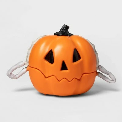 Hyde & EEK! Boutique Animated Pumpkin with Skeleton Halloween Decorative Prop - Hyde & EEK! Boutique™ 6 Hyde & EEK! Boutique Animated Pumpkin with Skeleton Halloween Decorative Prop - Hyde & EEK! Boutique™ - Image 4