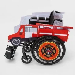 Hyde & EEK! Boutique Kids' Adaptive Fire Truck Halloween Costume Wheelchair Cover with Hat - Hyde & EEK! Boutique™