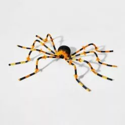 Hyde & EEK! Boutique 50" Plush Spider Orange Halloween Decorative Prop - Hyde & EEK! Boutique™