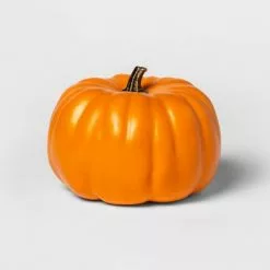 Hyde & EEK! Boutique 7.5" Painted Pumpkin Orange Halloween Decorative Sculpture - Hyde & EEK! Boutique™