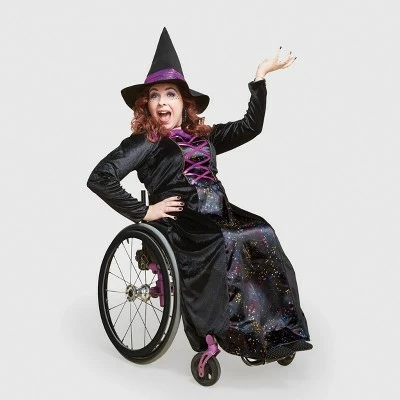 Adult Adaptive Witch Halloween Costume with Hat - Hyde & EEK! Boutique™ 6 Adult Adaptive Witch Halloween Costume with Hat - Hyde & EEK! Boutique™ - Image 5