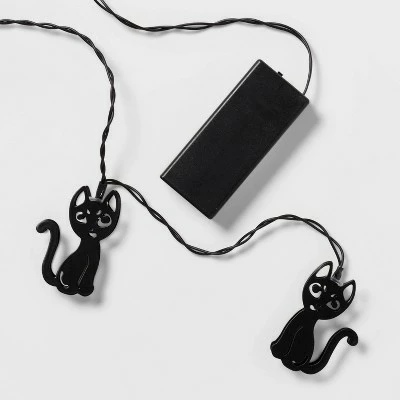 Hyde & EEK! Boutique 10ct LED Cat Halloween Metal String Lights - Hyde & EEK! Boutique™ 6 Hyde & EEK! Boutique 10ct LED Cat Halloween Metal String Lights - Hyde & EEK! Boutique™ - Image 4