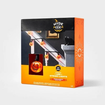 Hyde & EEK! Boutique 20ct LED Halloween Pumpkin String Lights - Hyde & EEK! Boutique™ 4 Hyde & EEK! Boutique 20ct LED Halloween Pumpkin String Lights - Hyde & EEK! Boutique™ - Image 2
