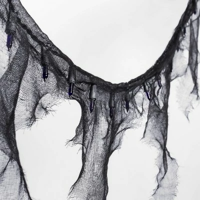 Hyde & EEK! Boutique 9' Incandescent Gauze Garland Halloween Purple String Lights - Hyde & EEK! Boutique™ 5 Hyde & EEK! Boutique 9' Incandescent Gauze Garland Halloween Purple String Lights - Hyde & EEK! Boutique™ - Image 3