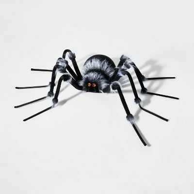 Hyde & EEK! Boutique 6' Plush Spider with Jewel Eyes Halloween Decorative Prop - Hyde & EEK! Boutique™ 3 Hyde & EEK! Boutique 6' Plush Spider with Jewel Eyes Halloween Decorative Prop - Hyde & EEK! Boutique™