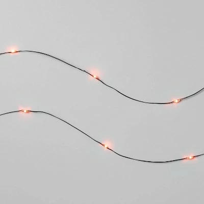 Hyde & EEK! Boutique 30ct LED Fairy Dewdrop Halloween String Lights Purple/Orange - Hyde & EEK! Boutique™ 4 Hyde & EEK! Boutique 30ct LED Fairy Dewdrop Halloween String Lights Purple/Orange - Hyde & EEK! Boutique™ - Image 2