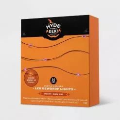 Hyde & EEK! Boutique 30ct LED Fairy Dewdrop Halloween String Lights Purple/Orange - Hyde & EEK! Boutique™ 7 Hyde & EEK! Boutique 30ct LED Fairy Dewdrop Halloween String Lights Purple/Orange - Hyde & EEK! Boutique™ -Hyde & EEK! Shop unnamed file 1898