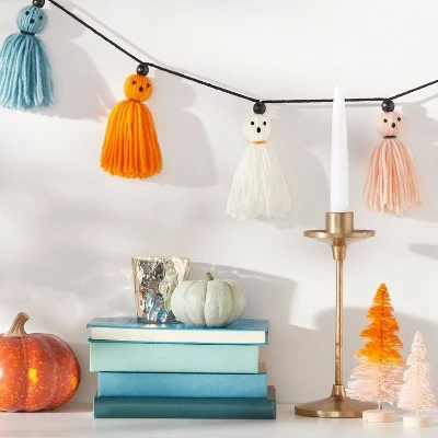 Hyde & EEK! Boutique Falloween Ghost Tassel Halloween Garland - Hyde & EEK! Boutique™ 3 Hyde & EEK! Boutique Falloween Ghost Tassel Halloween Garland - Hyde & EEK! Boutique™
