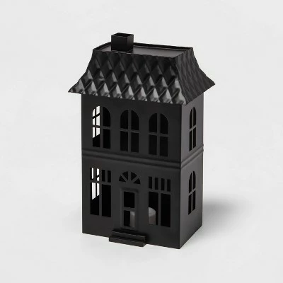 Hyde & EEK! Boutique Metal Haunted Townhouse Halloween Decorative Sculpture - Hyde & EEK! Boutique™ 3 Hyde & EEK! Boutique Metal Haunted Townhouse Halloween Decorative Sculpture - Hyde & EEK! Boutique™ - Image 2