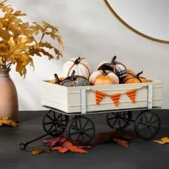 Hyde & EEK! Boutique Harvest Metal Wagon Decorative Prop - Hyde & EEK! Boutique™