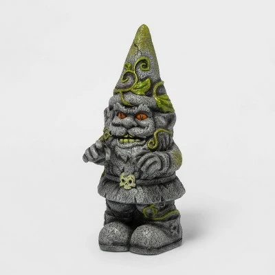 Hyde & EEK! Boutique Ghoulish Garden Light Up Gnome Halloween Decorative Figurine - Hyde & EEK! Boutique™ 4 Hyde & EEK! Boutique Ghoulish Garden Light Up Gnome Halloween Decorative Figurine - Hyde & EEK! Boutique™ - Image 2