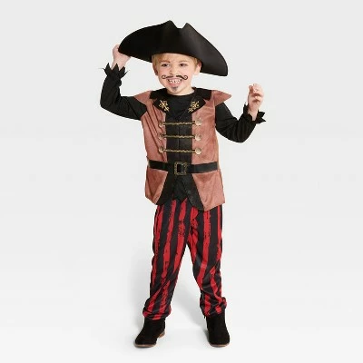 Toddler Pirate Halloween Costume with Hat - Hyde & EEK! Boutique™ 4 Toddler Pirate Halloween Costume with Hat - Hyde & EEK! Boutique™ - Image 2