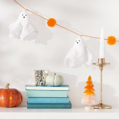 Hyde & EEK! Boutique You Put a Spell on Me Crochet-like Ghost Halloween Garland - Hyde & EEK! Boutique™ 3 Hyde & EEK! Boutique You Put a Spell on Me Crochet-like Ghost Halloween Garland - Hyde & EEK! Boutique™