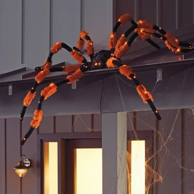 Hyde & EEK! Boutique 5' LED Hanging Spider Halloween Silhouette Light - Hyde & EEK! Boutique™ 3 Hyde & EEK! Boutique 5' LED Hanging Spider Halloween Silhouette Light - Hyde & EEK! Boutique™