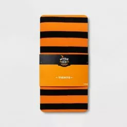 Women's Striped Opaque Halloween Tights - Hyde & EEK! Boutiqueâ„¢ Black/white