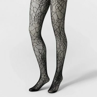 Women's Spider Web Net Halloween Tights - Hyde & EEK! Boutique™ Black 6 Women's Spider Web Net Halloween Tights - Hyde & EEK! Boutique™ Black - Image 4