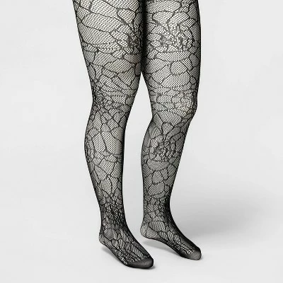 Women's Spider Web Net Halloween Tights - Hyde & EEK! Boutique™ Black 8 Women's Spider Web Net Halloween Tights - Hyde & EEK! Boutique™ Black - Image 6