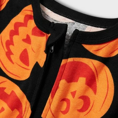 Baby Halloween Pumpkins Matching Family Pajama - Hyde & EEK! Boutique™ Orange 4 Baby Halloween Pumpkins Matching Family Pajama - Hyde & EEK! Boutique™ Orange - Image 2