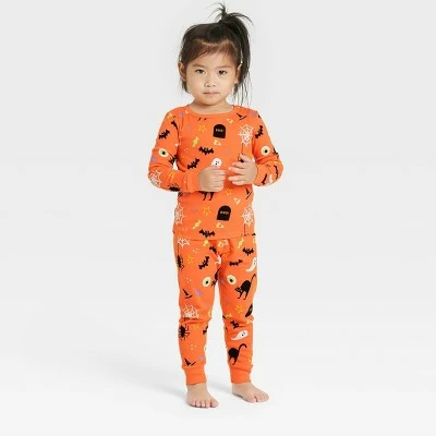 Toddler Halloween Matching Family Pajama Set - Hyde & EEK! Boutique™ Orange 8 Toddler Halloween Matching Family Pajama Set - Hyde & EEK! Boutique™ Orange - Image 6