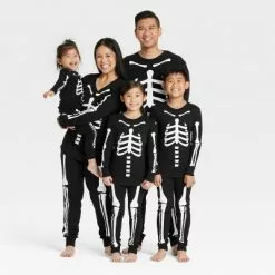 Kids' Halloween Skeleton Matching Family Pajama Set - Hyde & EEK! Boutique™ Black -Hyde & EEK! Shop unnamed file 339