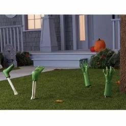 Hyde & EEK! Boutique 2pk Zombie Hands Halloween Decorative Yard Stakes - Hyde & EEK! Boutique™