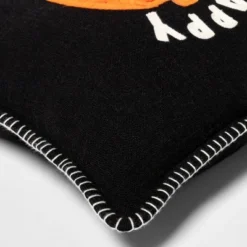Hyde & EEK! Boutique Pumpkin Square Throw Pillow Black/Orange - Hyde & EEK! Boutique™ -Hyde & EEK! Shop unnamed file 413